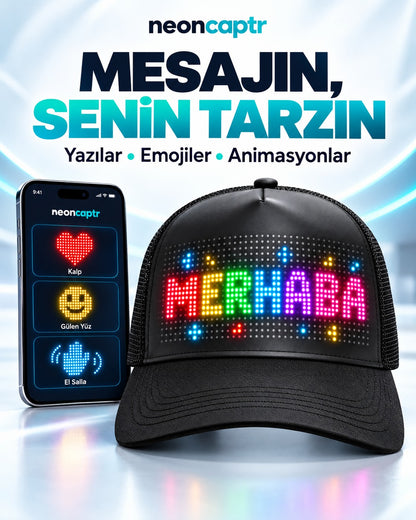 NeonCap Özelleştirilebilir Led Şapka